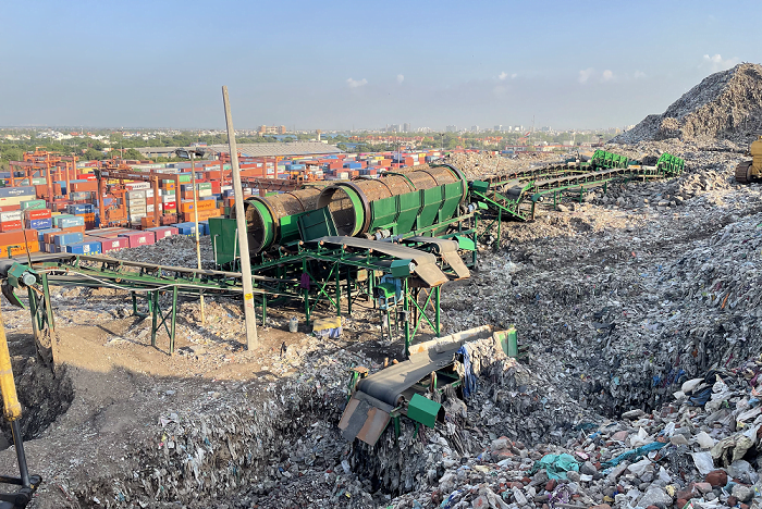 MSW processing plant