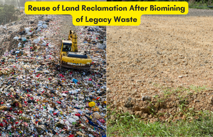 Reuse of Land reclamation after Biomining of Legacy Waste