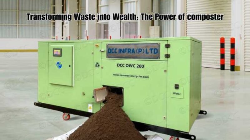 organic waste composting machine